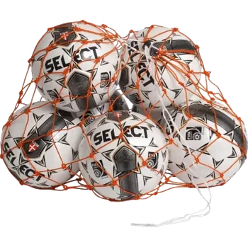 Fotbalová tréninková pomůcka Síť na fotbalové míče Select S oranžová kapacita 6-8 míčů