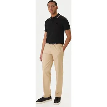 Pánská košile BOSS Polokošile Parlay 190 50494697 Černá Regular Fit 3XL