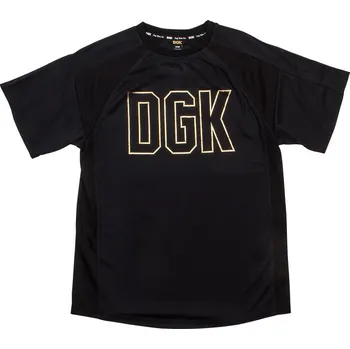 Pánské tričko DGK triko - Safe Knit Black (BLACK)