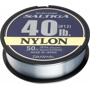 Návazcový Vlasec Daiwa Saltiga Nylon Leader 50m 0,57mm/18,10kg