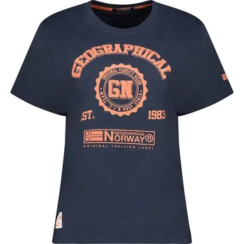 Dámská móda Tričko Geographical Norway Dunkelblau 565728 S