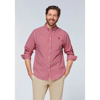 Pánská košile Košile Polo Sylt Rot/ Weiß 580652 3XL