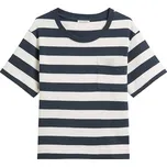 Tričko Marc O'Polo Weiß/ Dunkelblau 184551 S