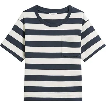 Tričko Marc O'Polo Weiß/ Dunkelblau 184551 S