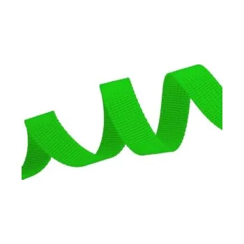 Polypropylenový popruh šíře 15 mm, tlouškta 1,4 mm - různé barvy Barva: ZELENÁ 684