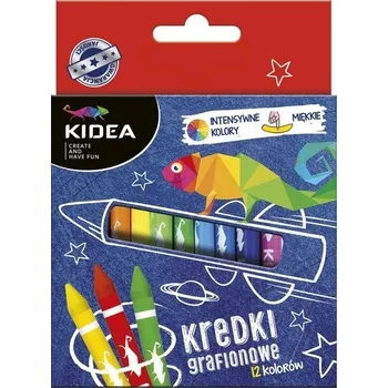 Kresba Grafitové Pastelky KIDEA 12 barev