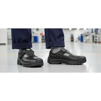 Pracovní obuv SAFETY JOGGER Sandále BESTSUN S1P SR, FO Velikost 48 (UK-13) černá