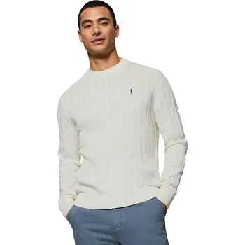 Pánský svetr Svetr Polo Club Creme 6939222 3XL