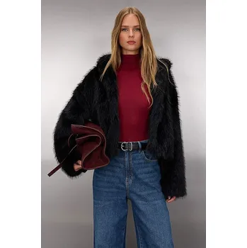 Dámská vesta Bunda trendyol Schwarz 1096637 L