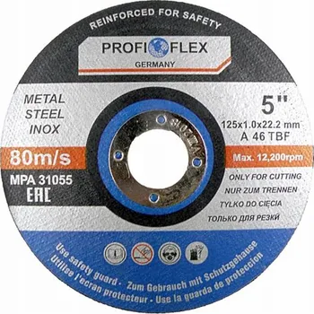Řezný kotouč Profi ocelový řezný kotouč 125x1,0mm (10185)