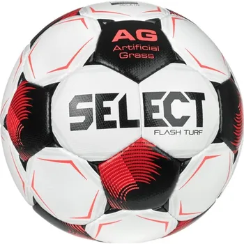 Fotbalový míč Fotbalový míč Select FB Flash Turf bílo červená Velikost miče: 4