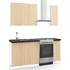 Kuchyňská linka Kuchyně Felipe 120 cm bílá/dub sonoma