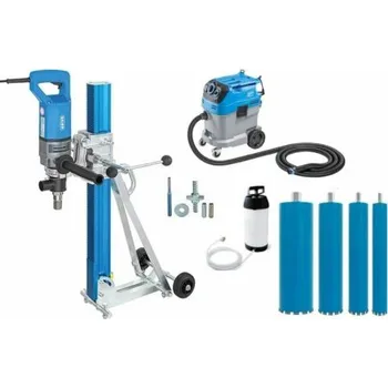 Vrtačka BAIER diamantová vrtačka BDB 825 SADA + vysavač BSS 506 + korunky 82,132,172,200x450mm + hydronetic 120103B (SET120103AW)