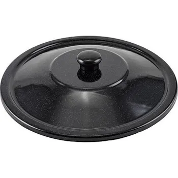 Poklice Poklička smaltovaná pro kotlík 22 l, 44 cm, 254584 (Stylová poklice na smaltovaný kotlík 16-22 l - pro různé typy kotlíků)
