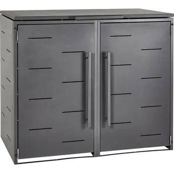 Popelnice Sunfun Box na popelnice, 134 × 81,5 × 116 cm, vhodné pro: 2 popelnice do 240 l&nbsp;FUS20814C