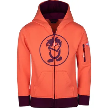 Dívčí mikina Trollkids Orange/ Lila 6703808 92