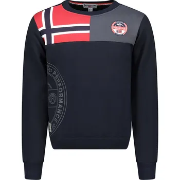 Oblečení a móda Mikina Geographical Norway Dunkelblau 2437579 L