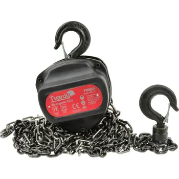 Stavební technika Řetězový kladkostroj ruční - tzv. kočka, nosnost 1 t, zdvih 3 m