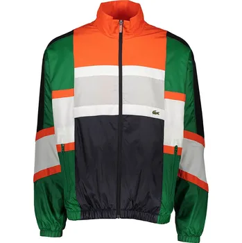 Pánská větrovka Bunda Lacoste Grün/ Orange 7743654 48