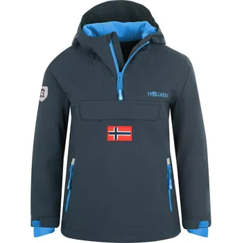 Dívčí bunda Trollkids Dunkelblau 362938 92