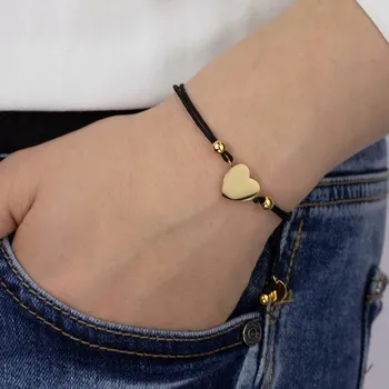 Náramek Náramek srdce OCEL OCEL POZLÁCENÝ