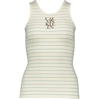 Dámské tričko Calvin Klein Beige/ Hellblau 2828755 XL