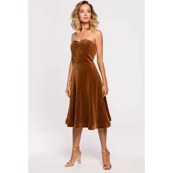 Dámské šaty Šaty made of emotion Hellbraun 5531055 XL