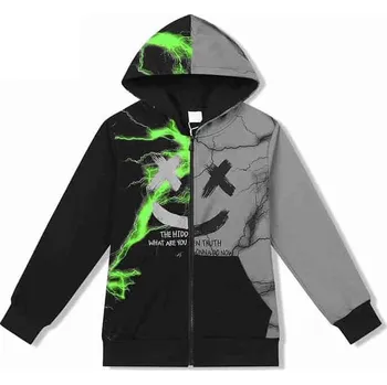 Chlapecké oblečení CHLAPECKÁ MIKINA MM9855 VELIKOSTI 134-164 Velikost: 146, Barva: Šedá