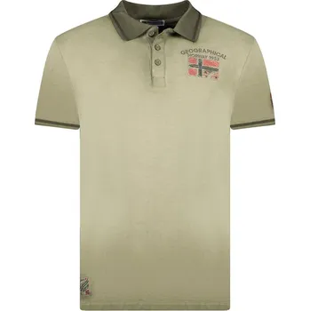 Pánské tričko Tričko Geographical Norway Khaki 6757268 M