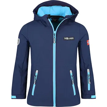 Dívčí bunda Trollkids Dunkelblau/ Hellblau 5383672 116