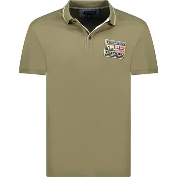 Pánské tričko Tričko Geographical Norway Khaki 5474609 M