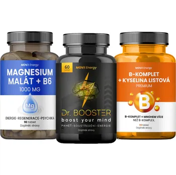 MOVit Energy Zaostřeno na výkon (Hořčík, Dr. Booster, B-komplet)
