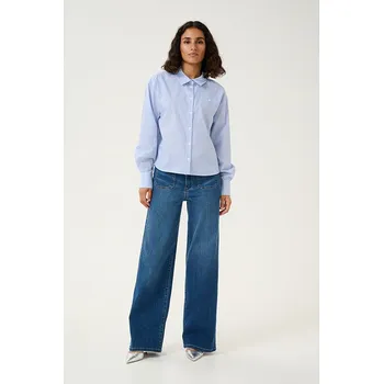 Dámská košile Košile Kaffe Hellblau/ Weiß 1147998 42