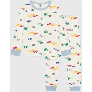 Chlapecké pyžamo PETIT BATEAU Creme/ Bunt 5415317 140