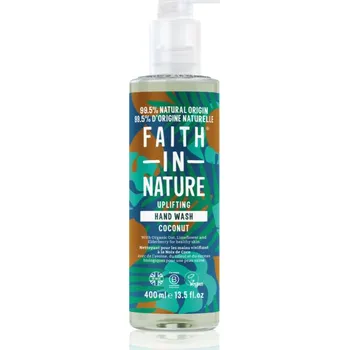 Koupelová kosmetika Faith In Nature Coconut přírodní tekuté mýdlo na ruce s kokosovým olejem 400 ml