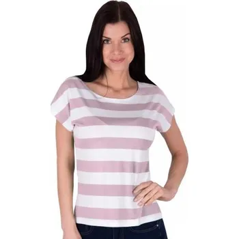 Dámské tričko Kiti proužek BABELL zelená 3XL