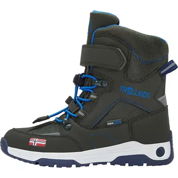 Dívčí kozačky Boty Trollkids Dunkelgrün/ Blau 2344518 39