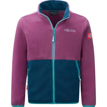 Dívčí bunda Trollkids Lila/ Dunkelblau 9697117 164