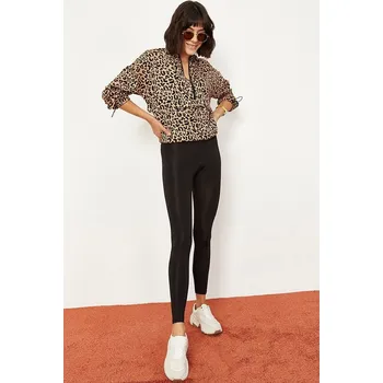 Dámské legíny Legíny Bianco Lucci Schwarz 2486048 S