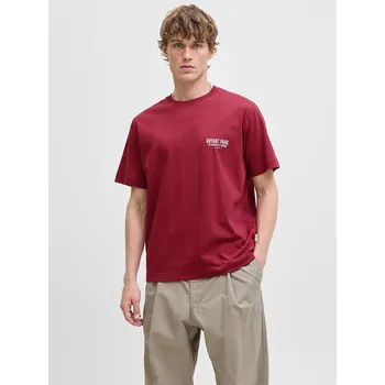 Pánské oblečení Tričko Jack & Jones Bordeaux 166031 M