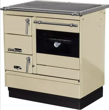 Sporák na tuhá paliva Sporák na tuhá paliva MBS SD KING krémový - pravý