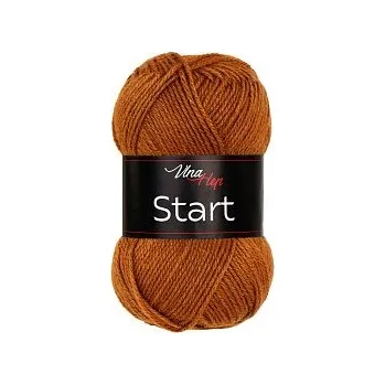 Příze Vlna-hep Příze Start 41054 hnědo-rezavá