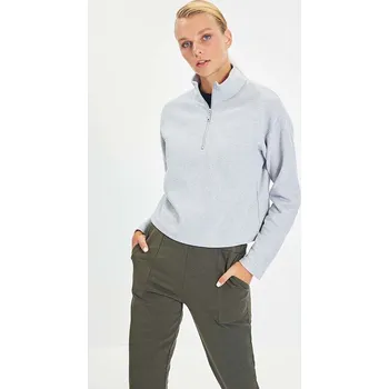 Dámská mikina Mikina trendyol Grau 3991266 S