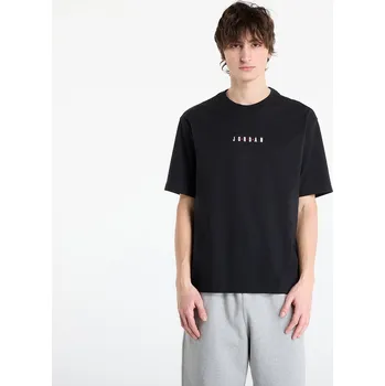 Pánské tričko Tričko Jordan Men's Embroidered T-Shirt Black/ Sail/ Sail M