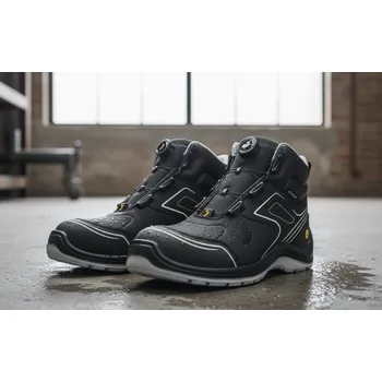 Pracovní oblečení SAFETY JOGGER Obuv FLOW SPIN S3S ESD, NM, SR, SC, CI, FO Velikost 42 (UK-8) černá