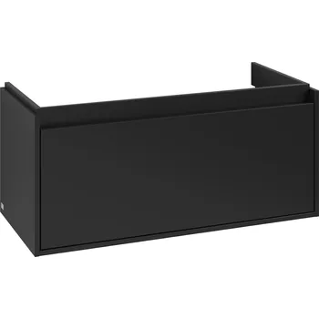 Koupelnový nábytek Villeroy & Boch Skyla skříňka 97.2x43.9x43.6 cm pod umyvadlo závěsná černá C78900VL