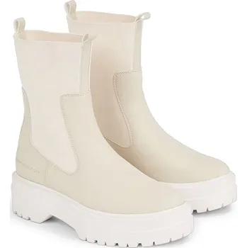 Dámské kozačky Kozačky Tommy Hilfiger Shoes Beige/ Weiß 1295280 40