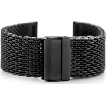 Náramek Náramek Pacific 12 - kvalitní síťovina - černý 20 mm