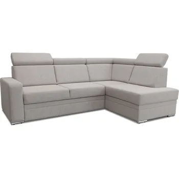 Sedací souprava Rohová sedací souprava rozkládací hnědá MASTER V pravá