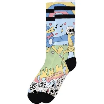 Dámské ponožky PONOŽKY AMERICAN SOCKS Cute Chaos - zelená - S/M + při osobním odběru 427 Kč